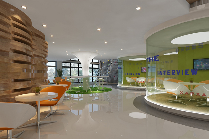 洽談面試區(qū)裝修效果